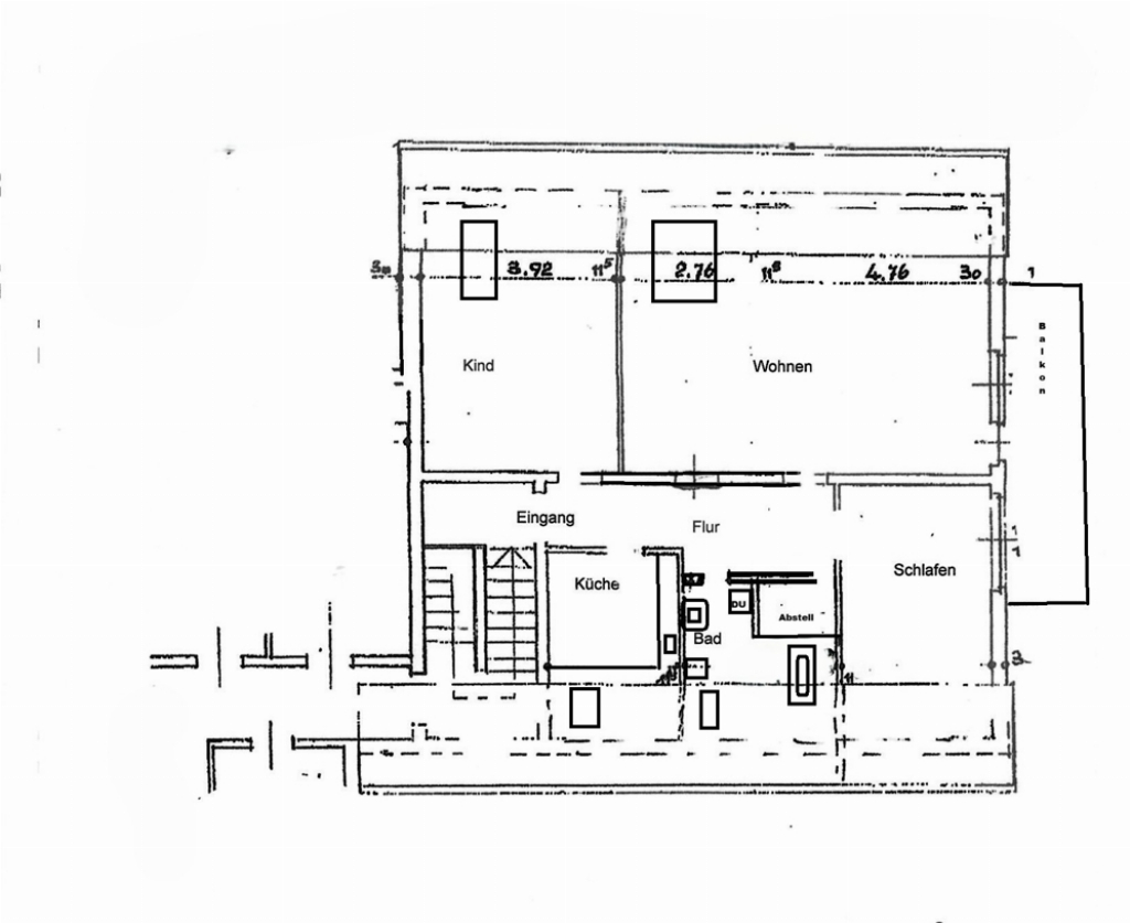Garbsen Stelingen - Vermietung - große 3-Zi-Dachgeschoss-Wohnung mit Balkon und Stellplatz - Photo 1
