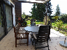 ebenerdige Terrasse